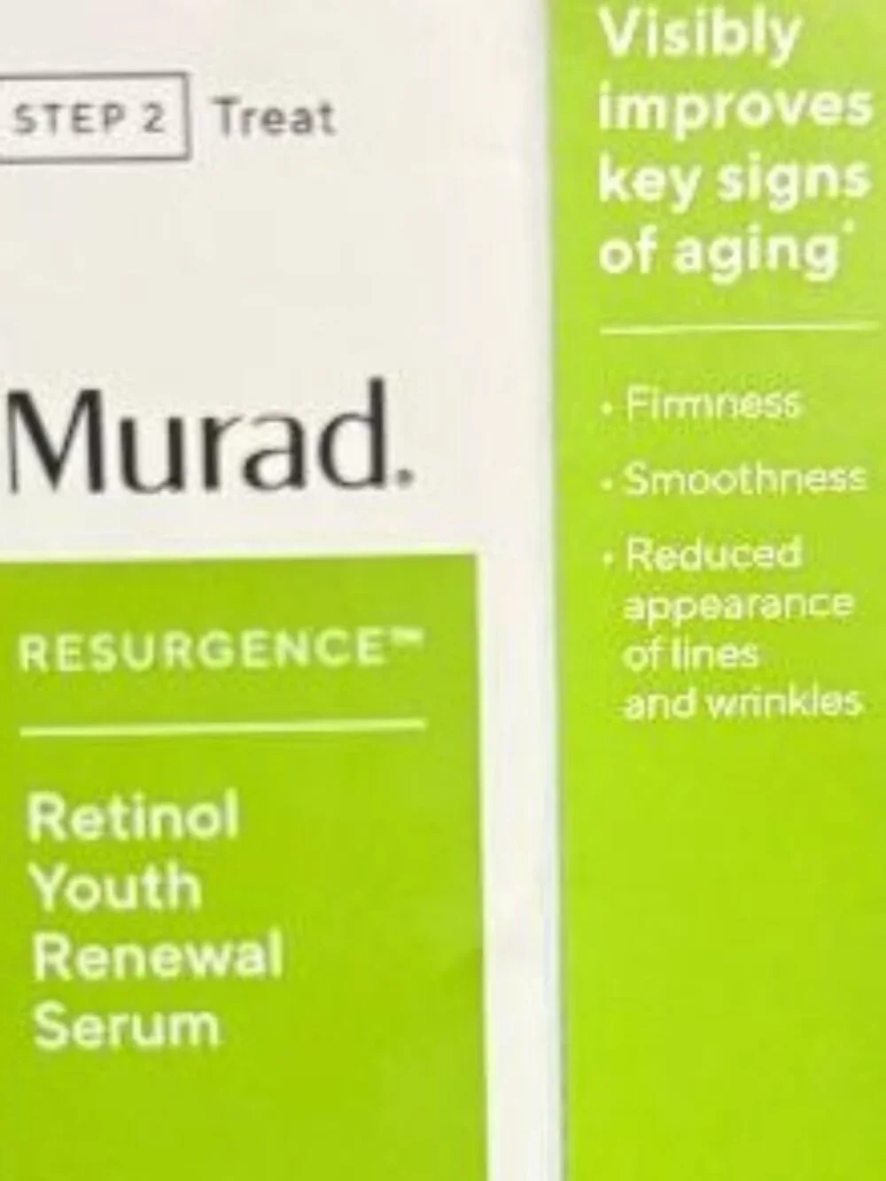 BRAND NEW MURAD RESURGENCE RETINOL YOUTH RENEWAL SERUM 10 ML  NET VOL 0.33 FL OZ